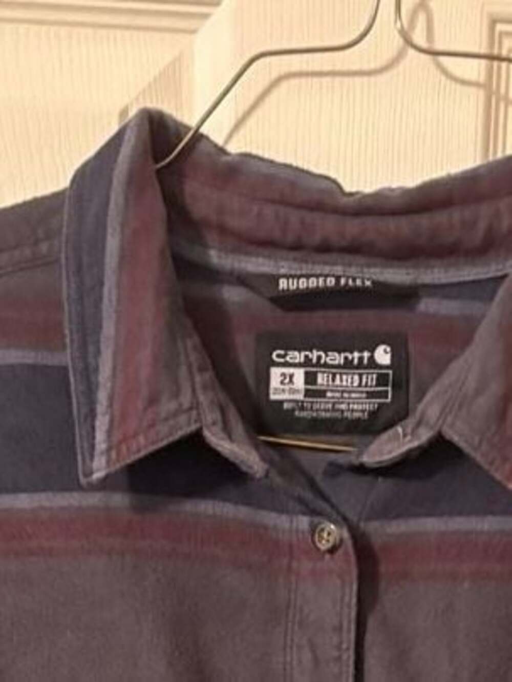 Carhart Rugged Flex Relaxed Fit Midweight Flannel Long-Sleeve Shirt
